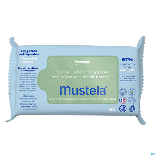 Mustela : lingettes humides